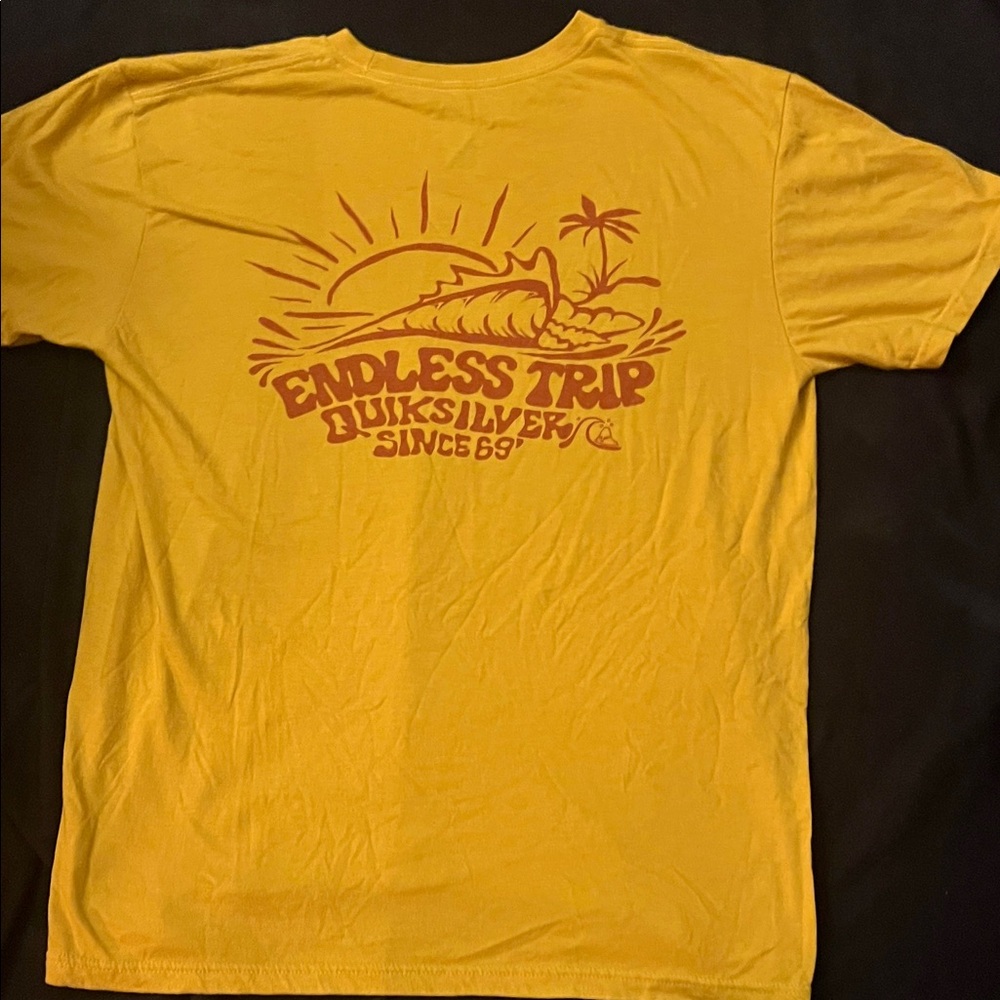 Quiksilver Endless Trip Yellow Tee